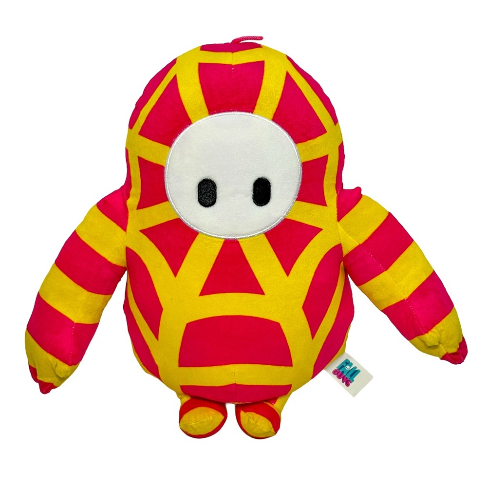 Official‎ Fall Guys Spiderwebs 12” Plush Pink Yellow Mediatonic Licensed Game